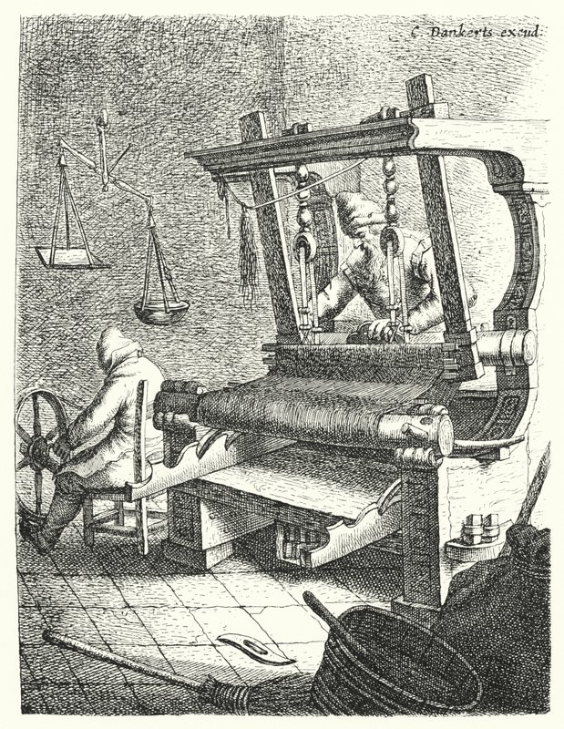O Tecelão (gravação) de Cornelis I Danckerts