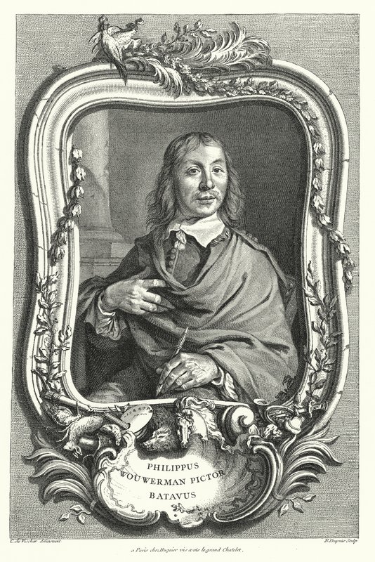 Philips Wouwerman, pintor holandês de Cornelis after Visscher