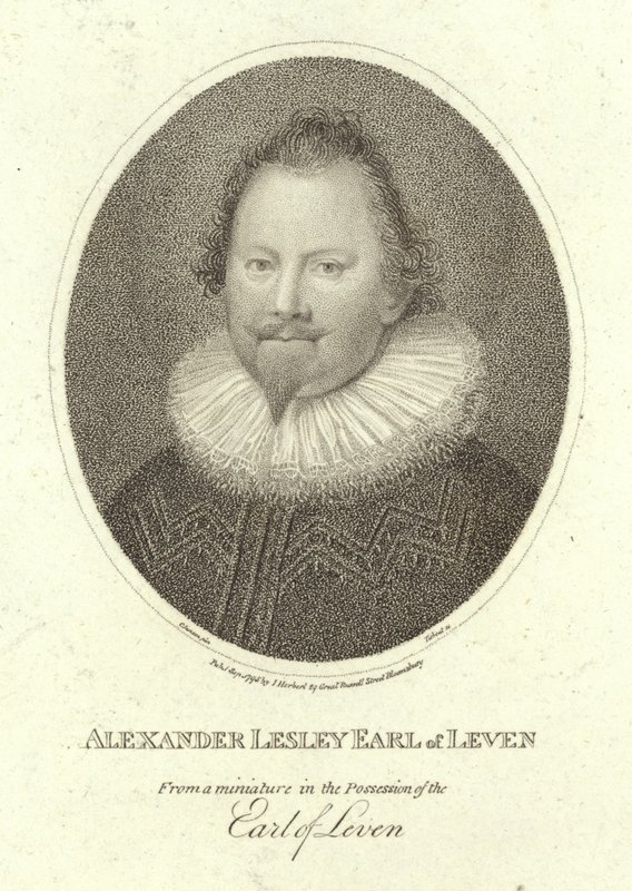 Retrato de Alexander Leslie, conde da vida de Cornelius Janssen van Ceulen