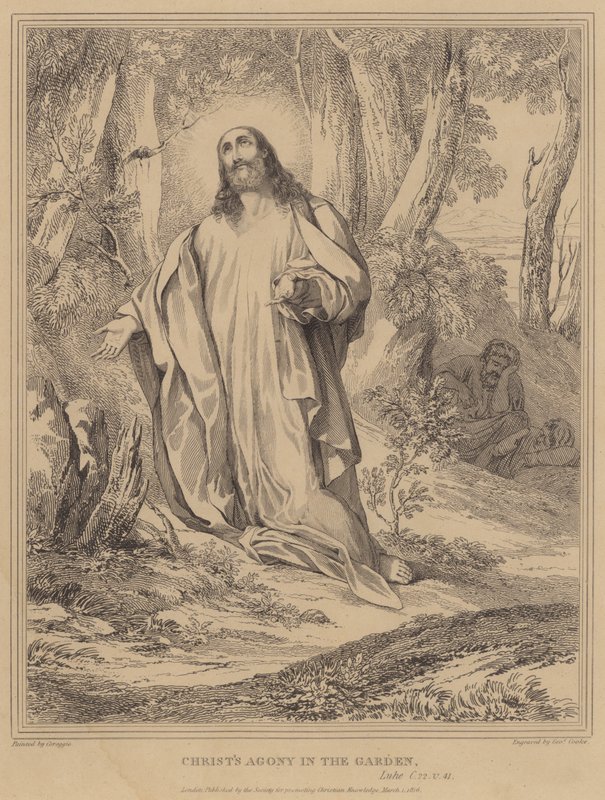Agonia de Cristos no Jardim, Luke de Antonio da Correggio