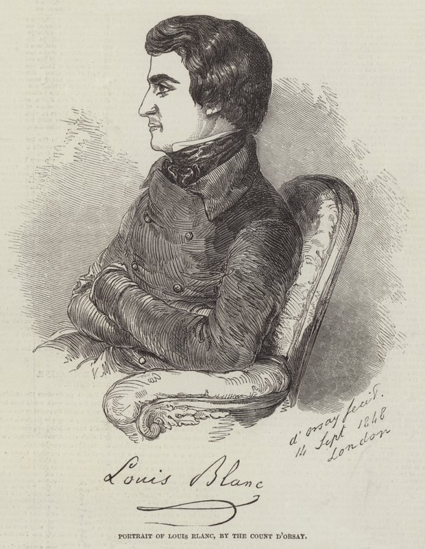 Retrato de Louis Blanc de Count Alfred D