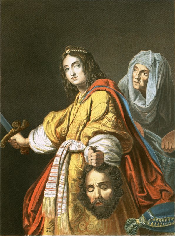 Judith com a cabeça de Holofernes de Cristofano (after) Allori