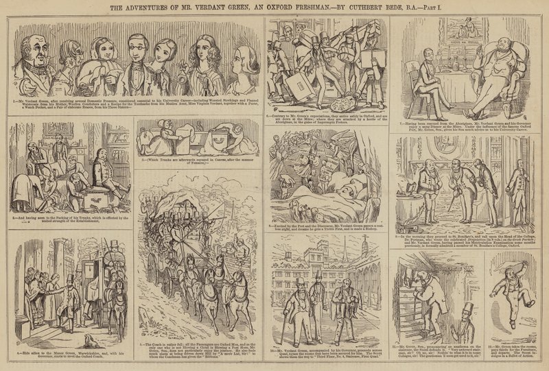 As aventuras do Sr. Verdant Green, um calouro de Oxford de Cuthbert Bede