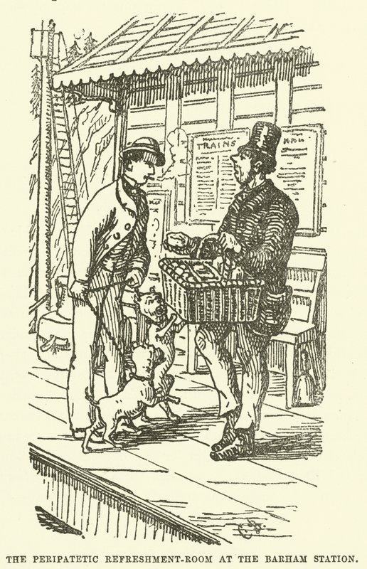 Ilustração para o pequeno senhor Bouncer e seu amigo Verde Verdant de Cuthbert Bradley