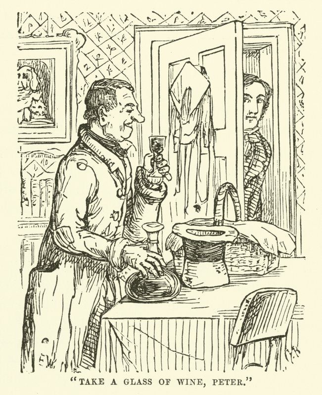 Ilustração para o pequeno senhor Bouncer e seu amigo Verde Verdant de Cuthbert Bradley