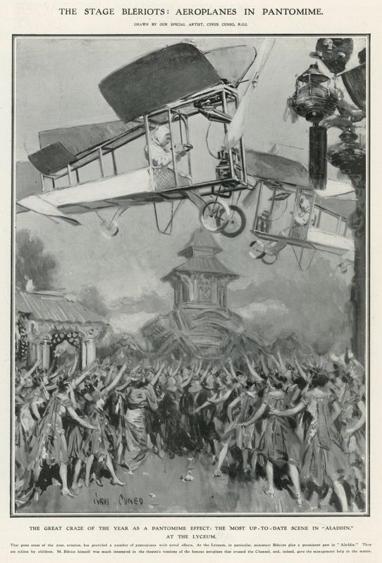 O estágio Bleriots de Cyrus Cuneo
