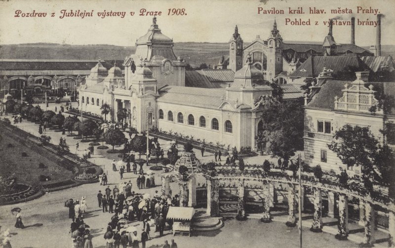 Exposição do Jubileu, Praga, 1908 de Czech Photographer