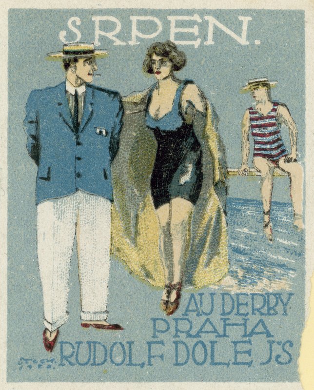 Agosto. Au Derby Rudolf Dole moda, Praga de Czech School