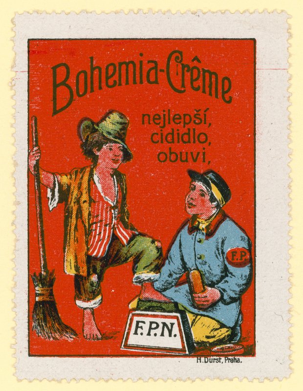 Bohemia-Creme sapato polonês de Czech School