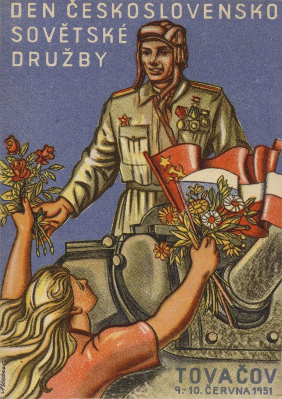 Tchecoslovaco - dia da amizade soviético, 1951 de Czech School