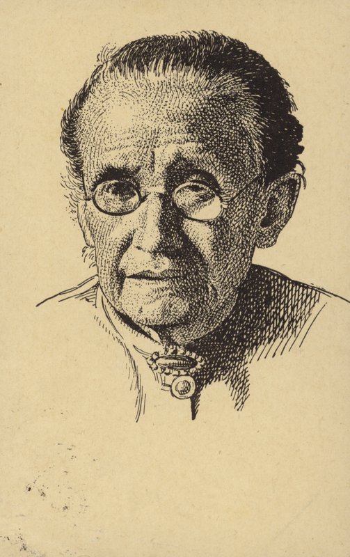 Eliska Krasnohorska (1847-1926), autora feminista tcheca de Czech School