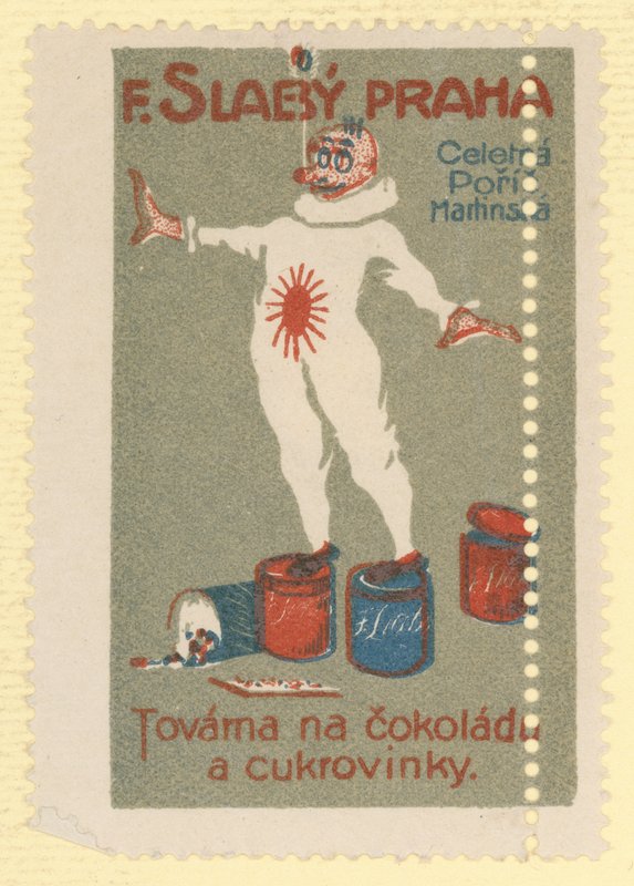 Fábrica de confeitaria de chocolate e açúcar Slaby, Praga de Czech School