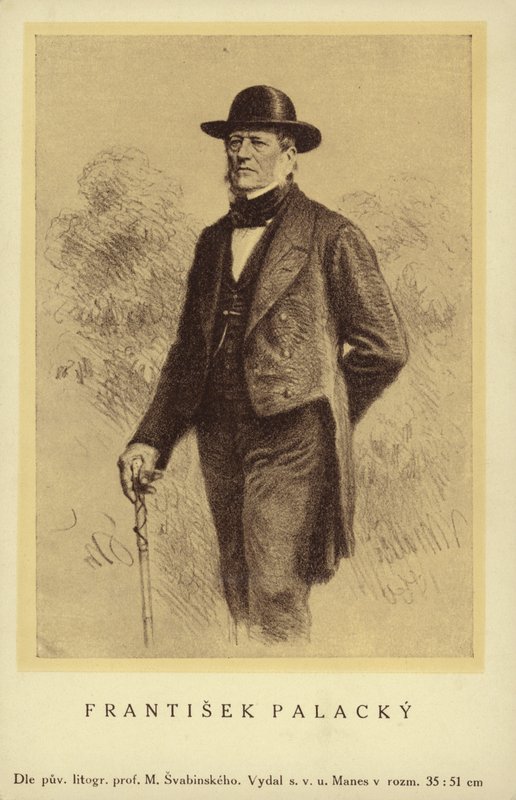 Frantisek Palacky (1798-1876), historiador e político checo de Czech School