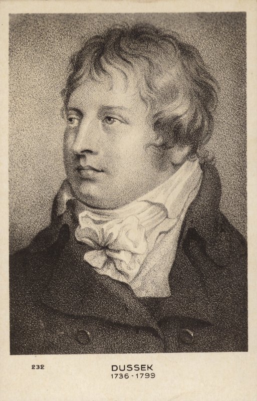 Jan Ladislav Dussek, compositor e pianista checo (1760-1812) de Czech School