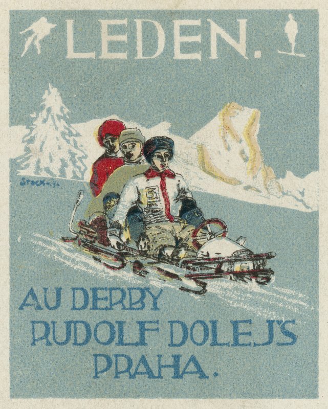 Janeiro. Au Derby Rudolf Dole moda, Praga de Czech School