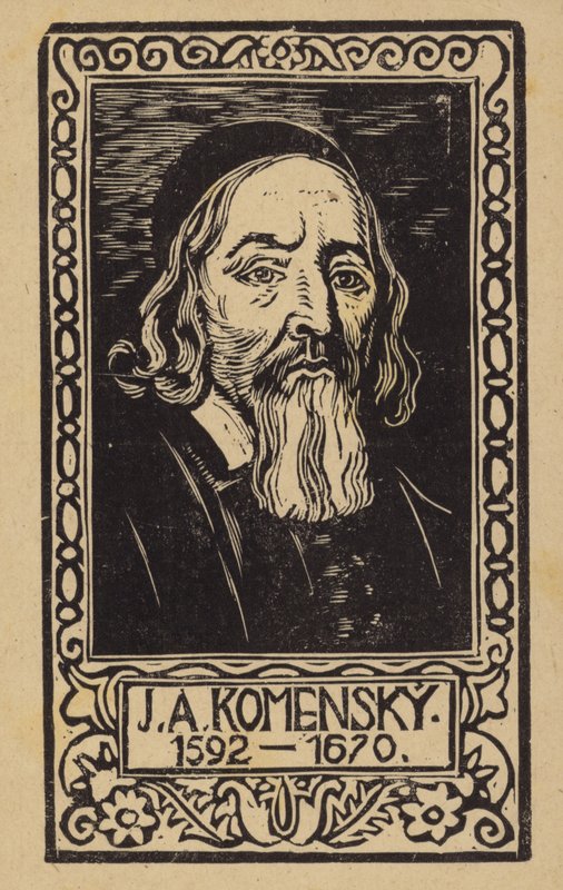 John Amos Comenius (1592-1670), professor, educador e escritor checo de Czech School