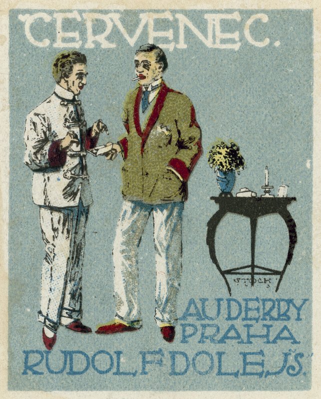Julho. Au Derby Rudolf Dole moda, Praga de Czech School