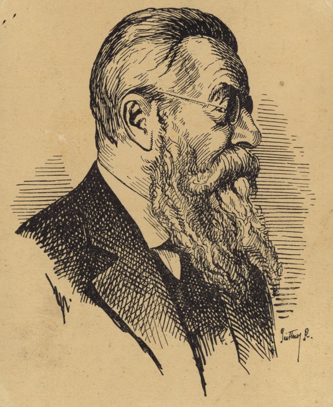Retrato de Otakar Sevcik de Czech School
