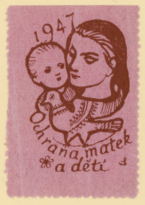 Proteção de mães e filhos, 1947 de Czech School