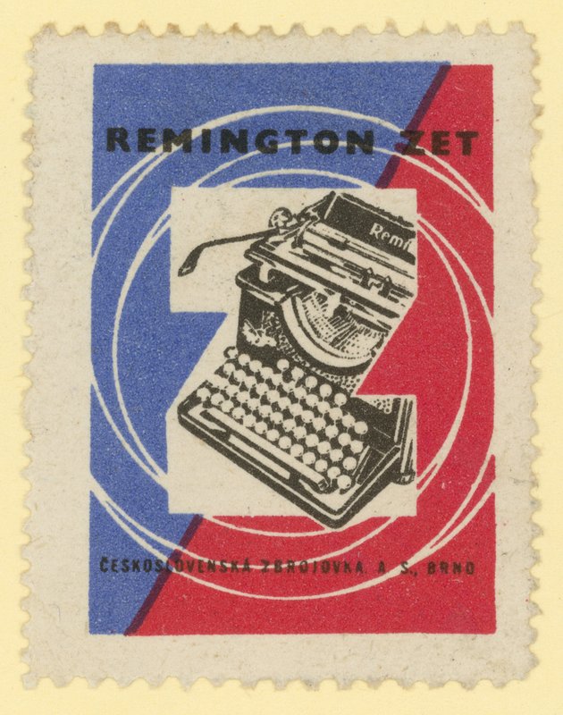 Máquinas de escrever Remington de Czech School