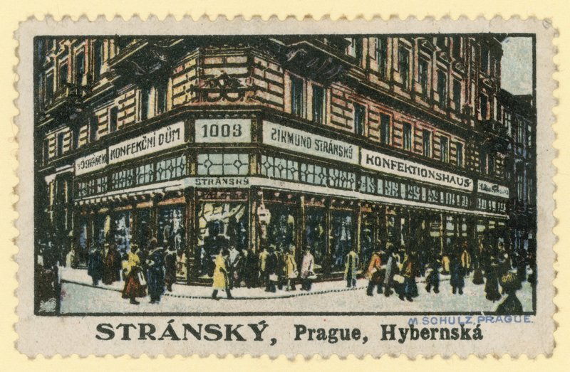 Confeiteiros Stransky, Rua Hybernska, Praga de Czech School