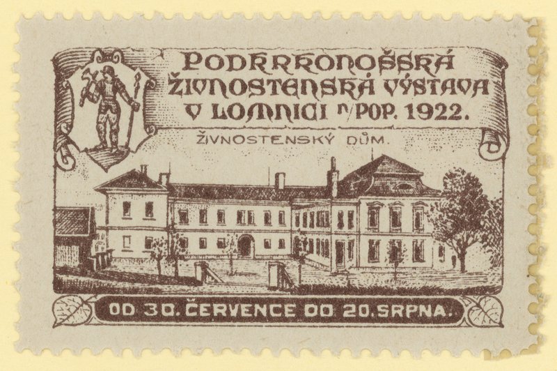 Exposição comercial, Lomnica., Checoslováquia, 1922 de Czech School