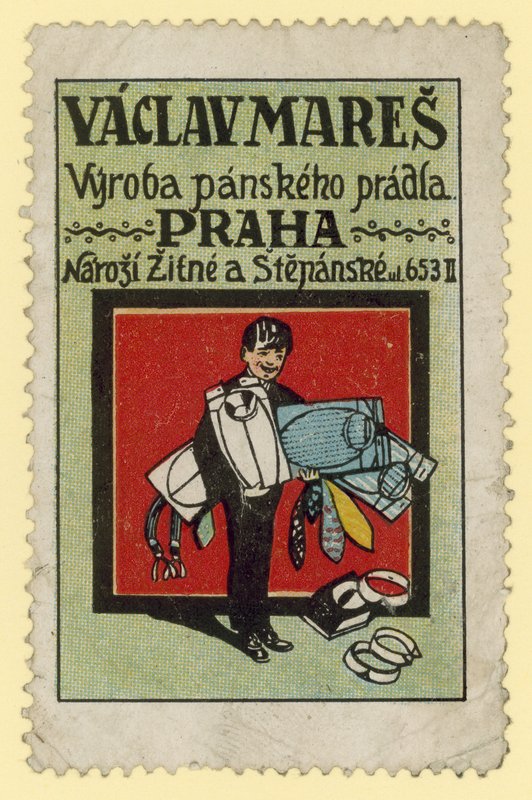 Vaclav Mares, fabricantes de moda masculina, em Praga de Czech School