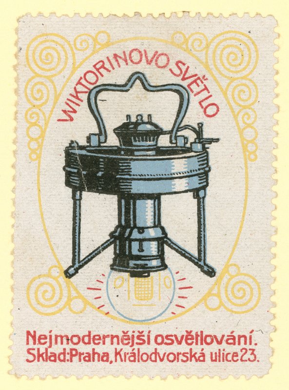 Lâmpadas eléctricas Viktorinovo de Czech School