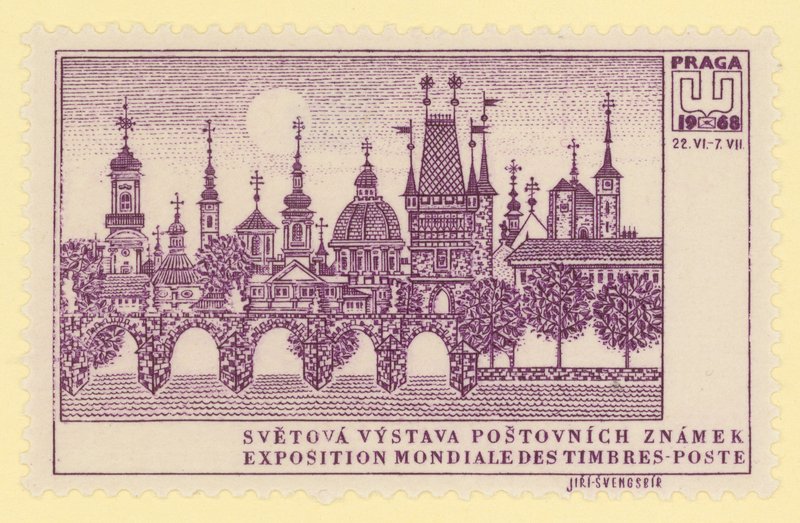 Exposição Mundial de Selos, Praga, 1968 de Czech School