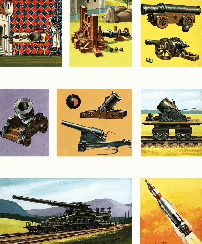 Armas de projétil através dos tempos de Dan Escott