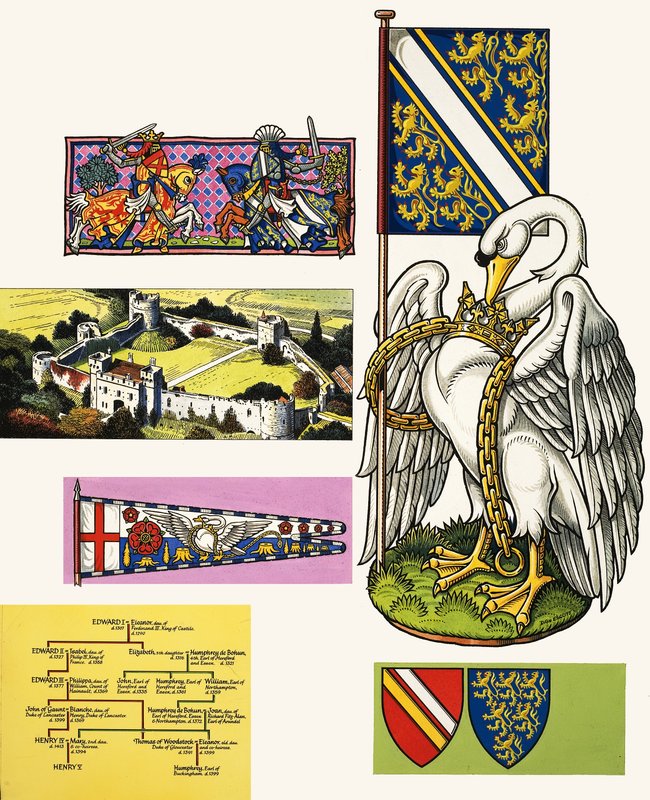 O cisne dos De Bohuns (brasão de armas) de Dan Escott