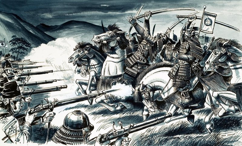 A batalha de Nagashino em 1575 de Dan Escott