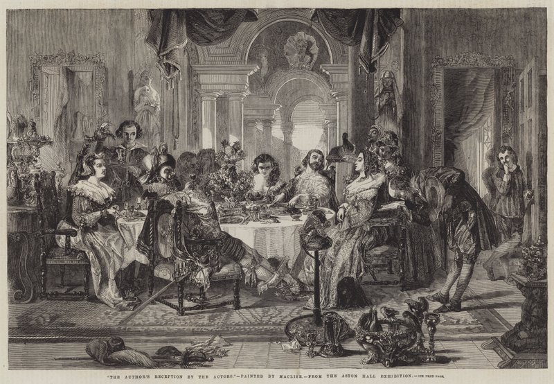 A recepção do autor pelos atores de Daniel Maclise