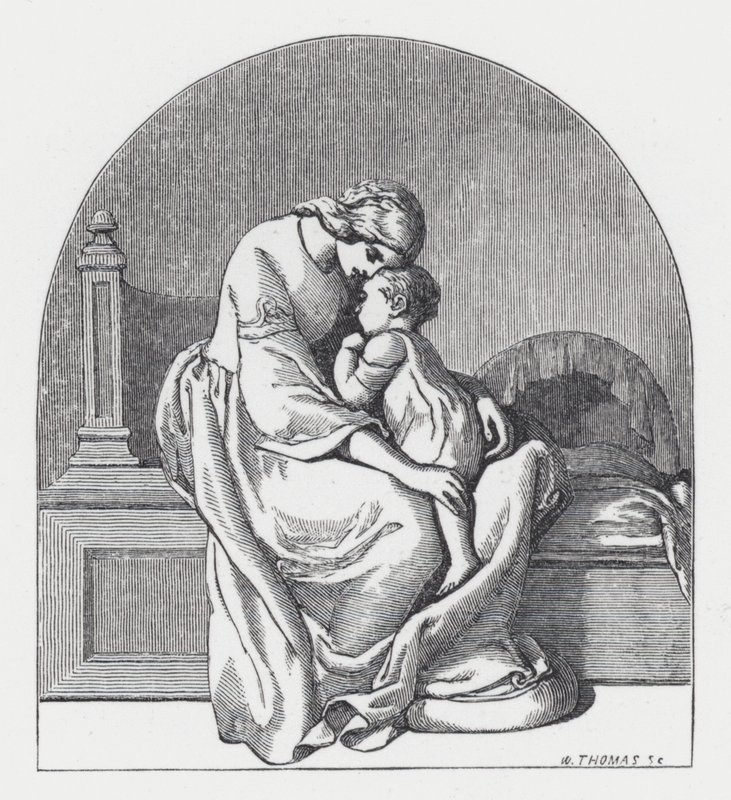 Ilustração para o poema de Tennyson, A Princesa (gravura) de Daniel (after) Maclise