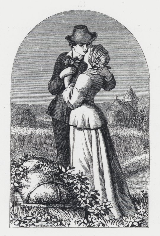 Ilustração para o poema de Tennyson, A Princesa (gravura) de Daniel (after) Maclise