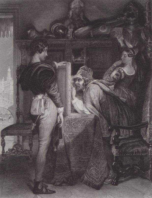 Salvator Rosa (gravura) de Daniel (after) Maclise