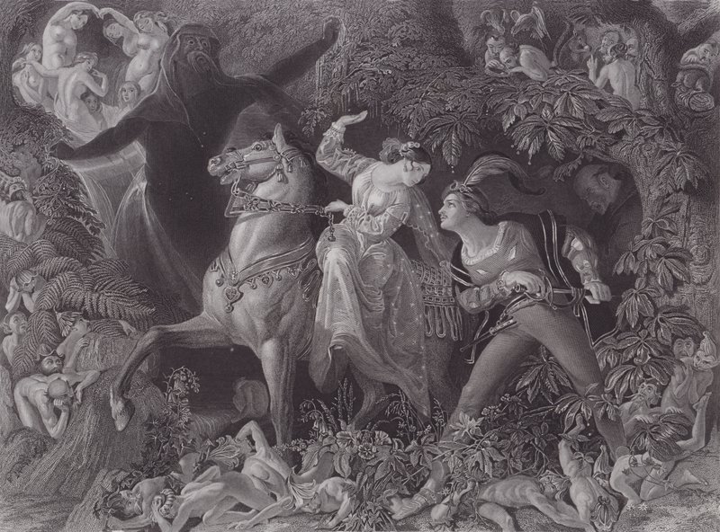 Undine (gravura) de Daniel (after) Maclise