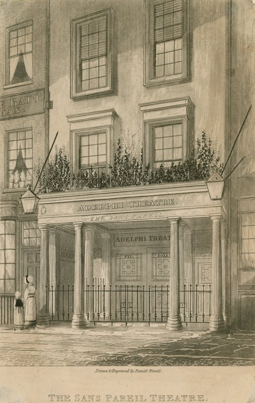 O Sans Pareil Theatre (Teatro Adelphi), Londres de Daniel Havell