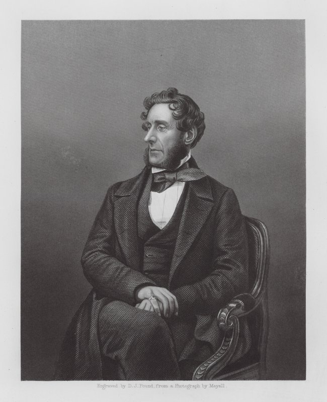 Anthony Ashley-Cooper, 7º Conde de Shaftesbury, político inglês (gravura) de Daniel John. Pound