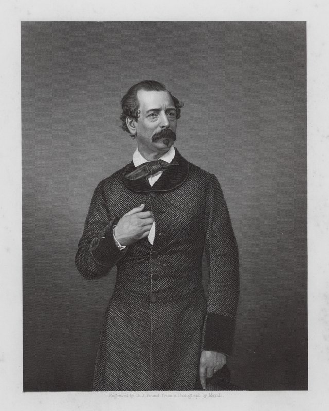 William Frederick Wallett, palhaço inglês (gravura) de Daniel John. Pound