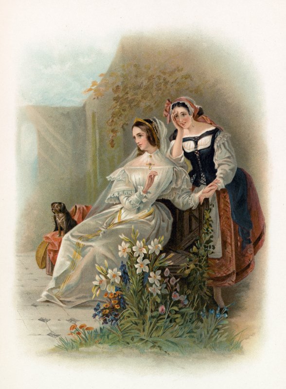 Olivia e Maria da Décima-Noite de Daniel Maclise