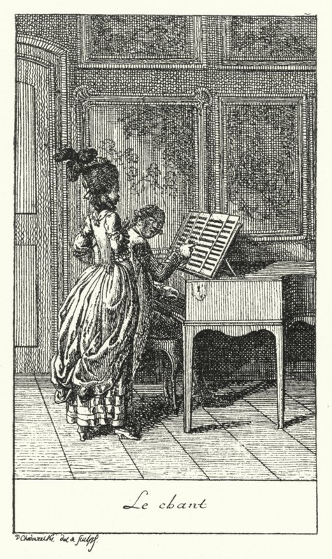 Canto (gravação) de Daniel Nikolaus (after) Chodowiecki