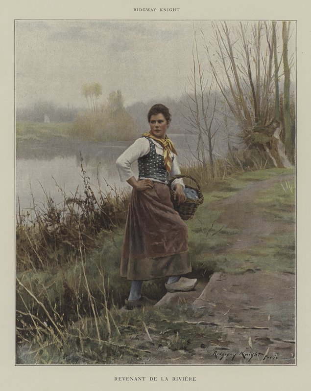 Retornando do rio de Daniel Ridgway Knight