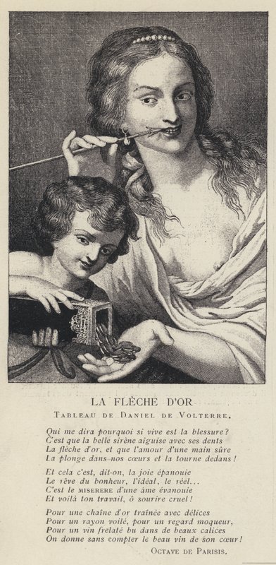 O Arqueiro Dourado (litho) de Daniele da  Volterra