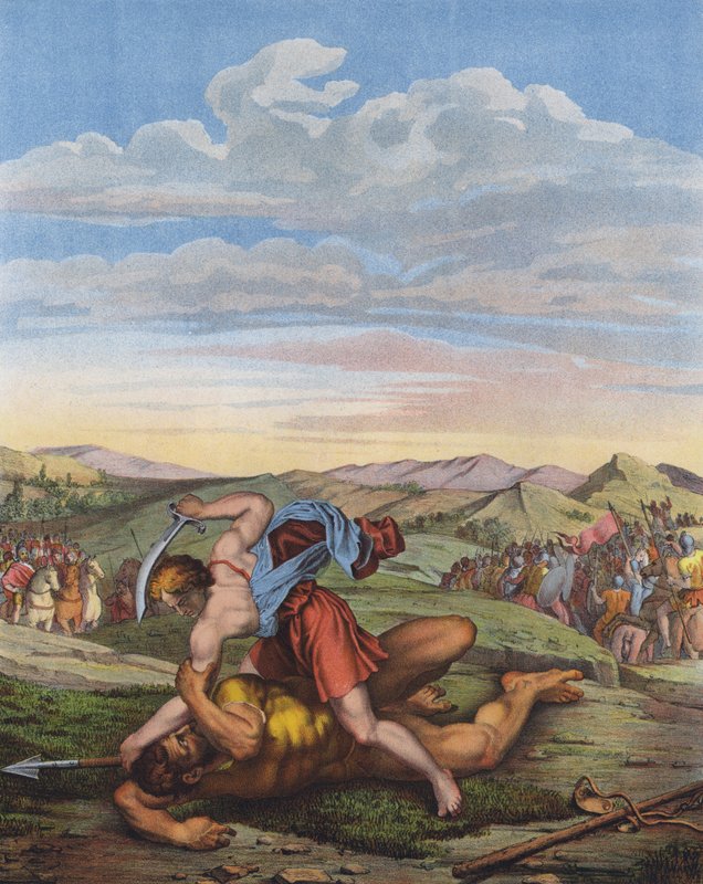 Davi derrotando Golias de Daniele da Volterra 1509 66 after Daniele da Volterra 1509 66 after
