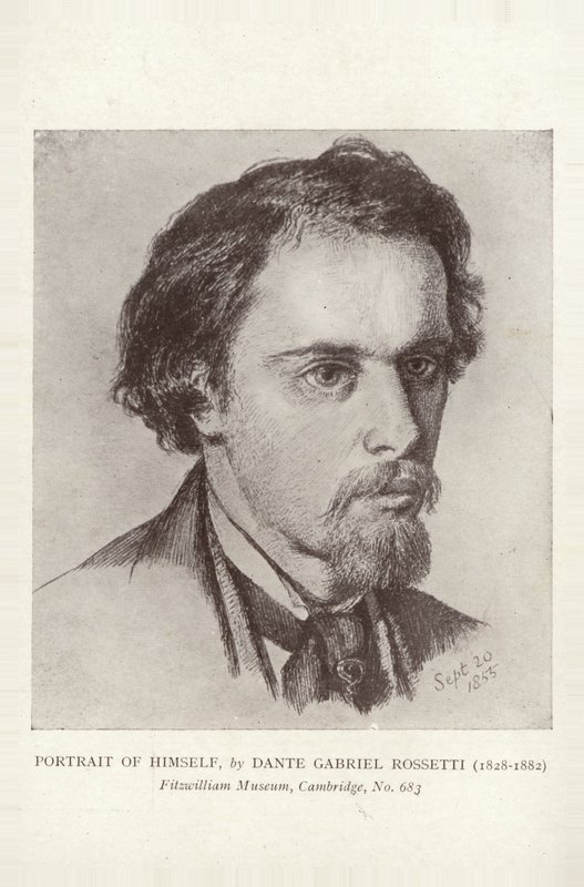 Dante Gabriel Rossetti, pintor, ilustrador e poeta inglês de Dante Gabriel Charles Rossetti