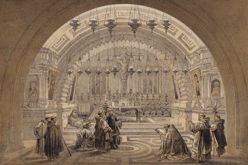 Calvário (cor litho) de David (after) Roberts