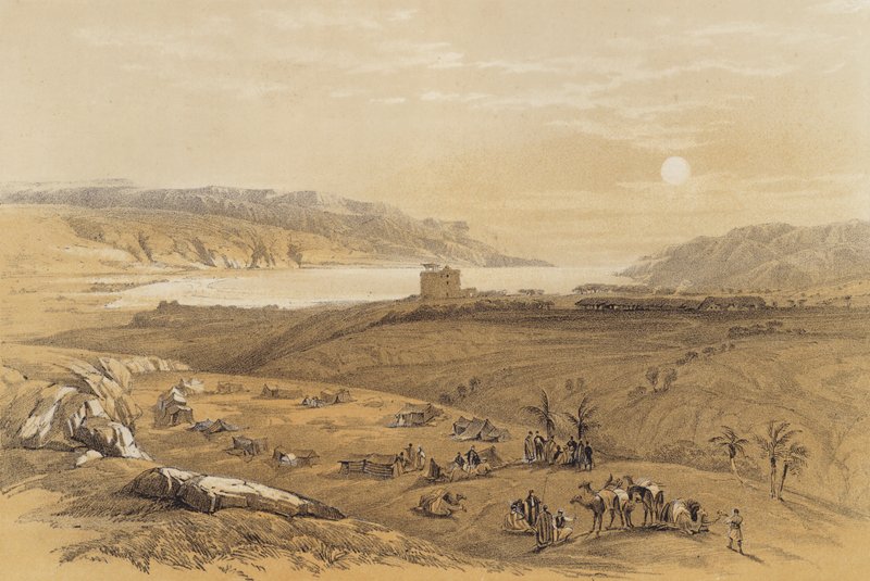 Jericó (cor litho) de David (after) Roberts