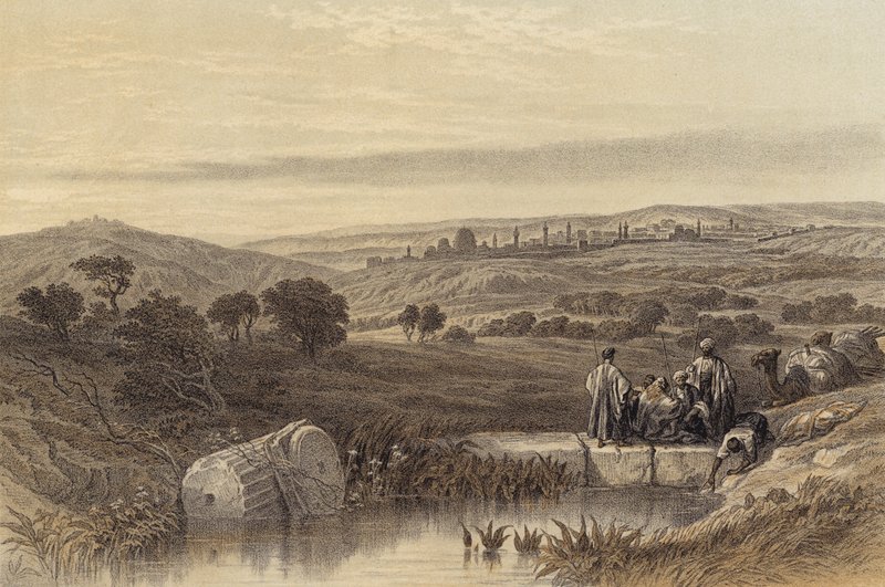 Jerusalém do Norte (cor litho) de David (after) Roberts