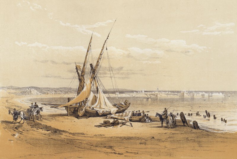 Pneu (cor litho) de David (after) Roberts